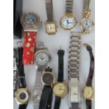 A quantity of assorted ladies wristwatches.