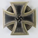 A WWII German 1st Class Iron Cross screw back badge.