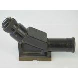 A WWI British machine gun sighting scope by Ottoway & Co Ltd,