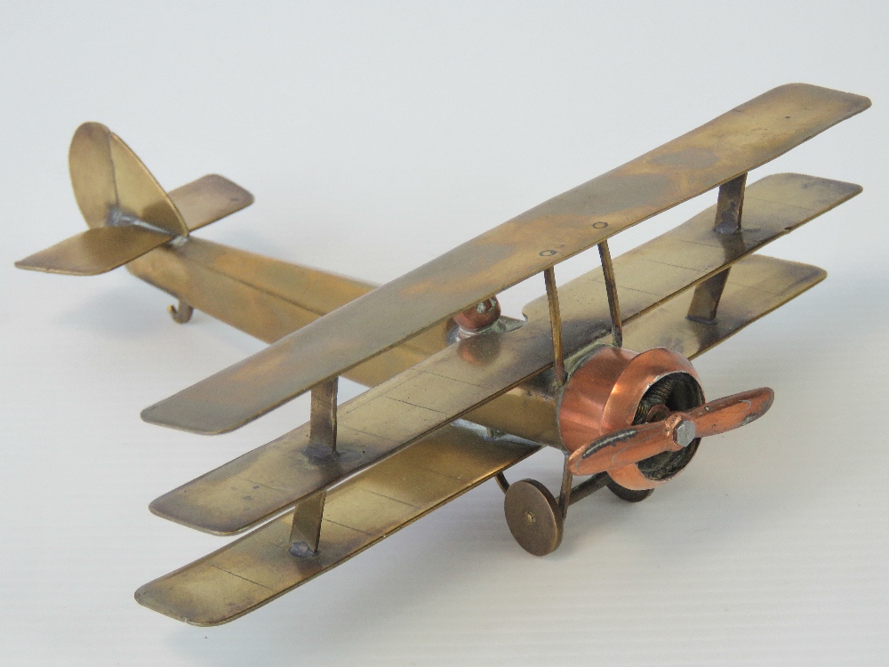 WWI RFC Trench-Art - Sopwith Triplane;