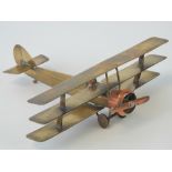 WWI RFC Trench-Art - Sopwith Triplane;