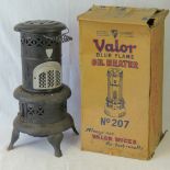 A Valor 'Blue Flame Oil Heater No207' st