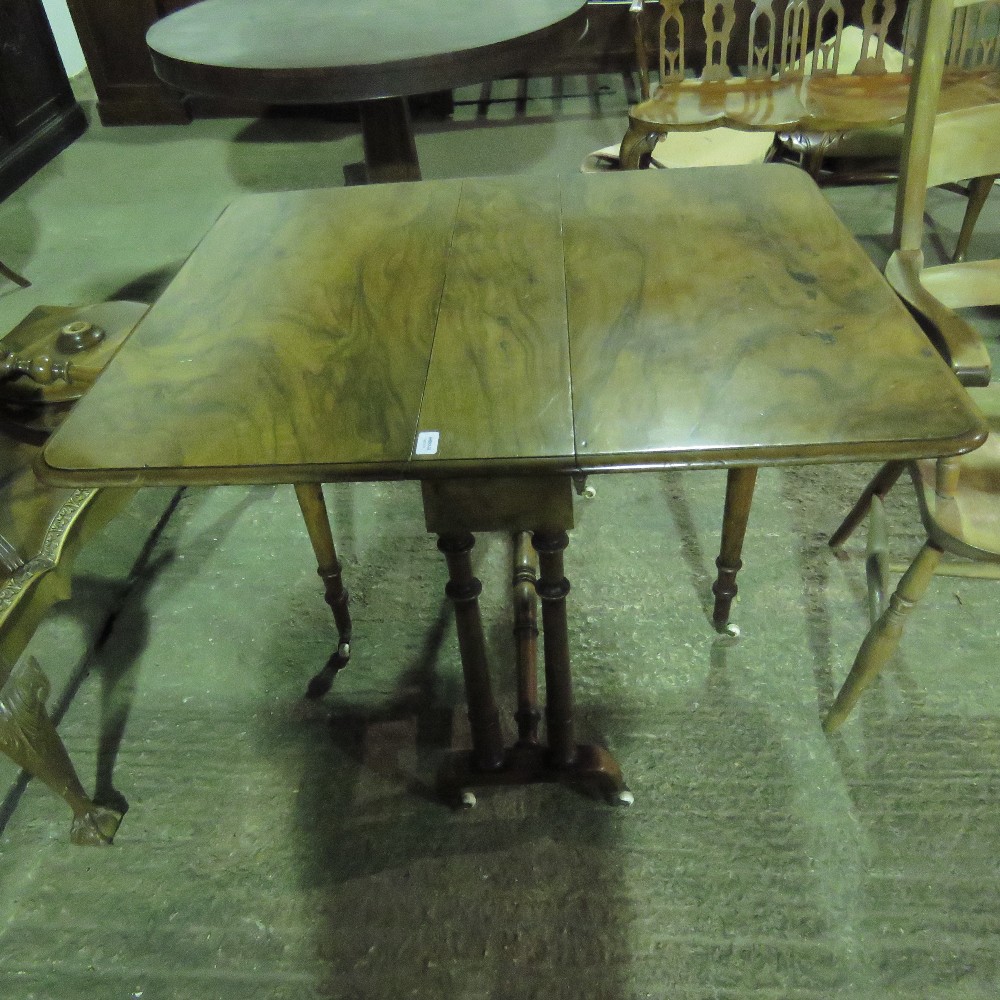 A good walnut drop leaf gate leg table r