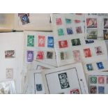 A collection of world stamps and some Br