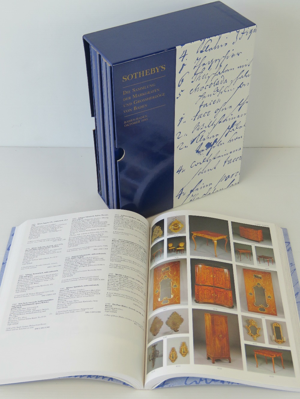 Six volumes of Sotherby's 'Die Sammlung