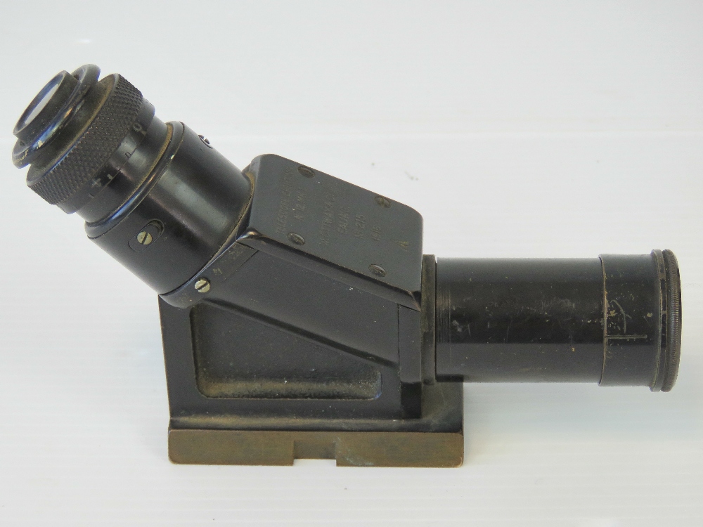 A WWI British machine gun sighting scope