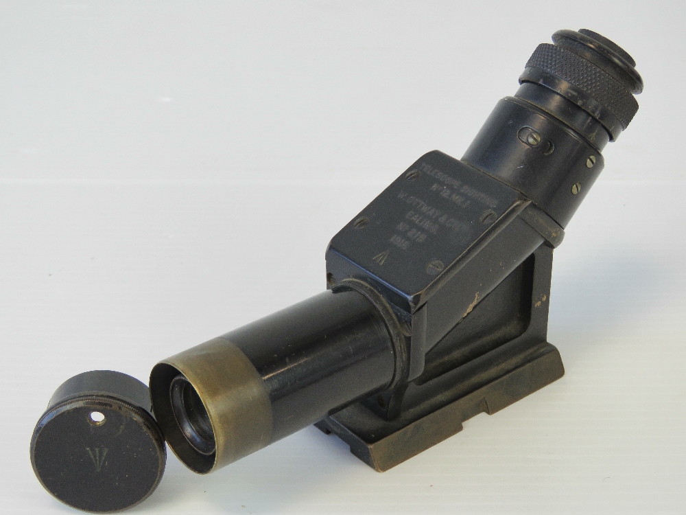 A WWI British machine gun sighting scope - Image 3 of 3