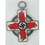 A WWII German Fire Fighters medal.