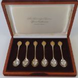 A set of six HM silver 'Sovereign Queens' spoons,