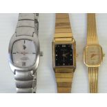 Two vintage Bulova ladies watches, together with a U.S.