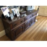 A fine contemporary three drawer and three door sideboard measuring 175cm wide.