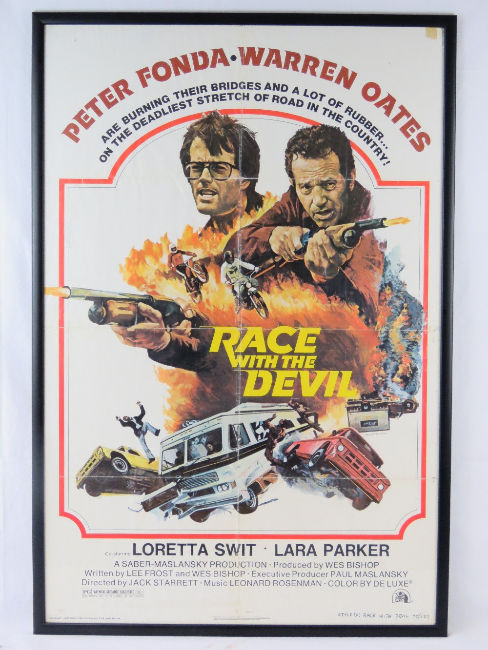 An original 1975 movie poster for the fi