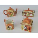 Price pottery cottage ware of a teapot,