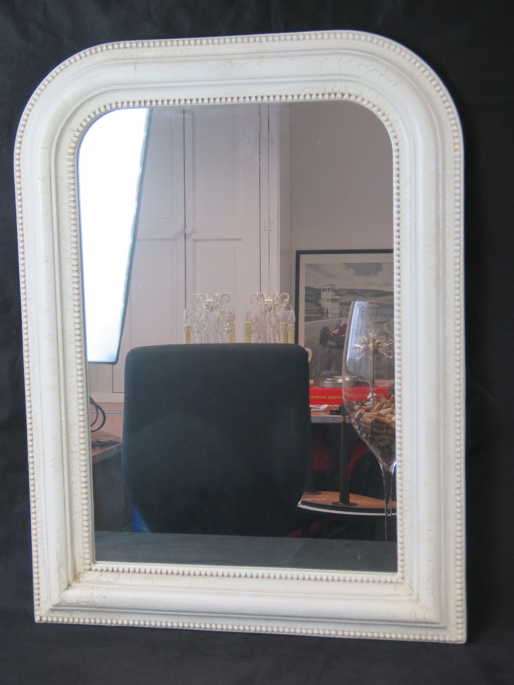 A contemporary arch top wall mirror havi