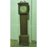 A 30 hour painted face long case clock i