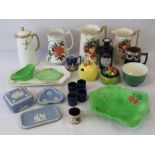 A quantity of assorted ceramics includin