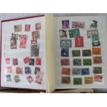 Stamps; an 'Improved' stamp album having collection of 19th century and later World stamps,