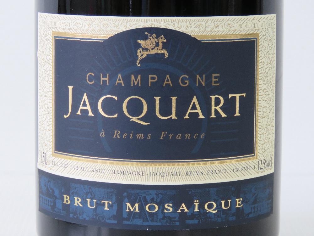 A rare commemorative Jacquart Reims (France) limited edition World Cup Magnum of champagne signed - Image 8 of 9