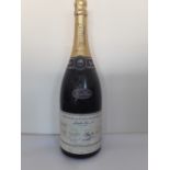 A rare commemorative Jacquart Reims (France) limited edition World Cup Magnum of champagne signed