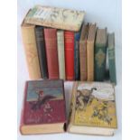 Books; various vintage hardback books including 'The Count of Montecristo' published by Warne & Co,