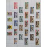 Stamps; a quantity of stamps within album.