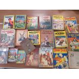 A large quantity of assorted vintage bound comics, 'Books for Boys', annuals, etc.