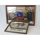 A contemporary Aylesbury Brewery Co advertising mirror, 49 x 80cm.