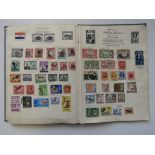 Stamps; six part used stock books containing a quantity of assorted stamps including commemorative,