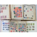 Stamps; six stock books of mostly used stamps including; Tanganyika, Straits Settlements, Rhodesia,