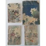 Four delightful vintage full colour cloth books from the 'Japanese Fairy Tale Series' and being;
