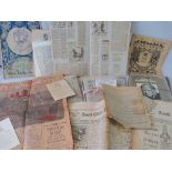 A quantity of vintage newspapers and press cuttings including Hong Kong and South China