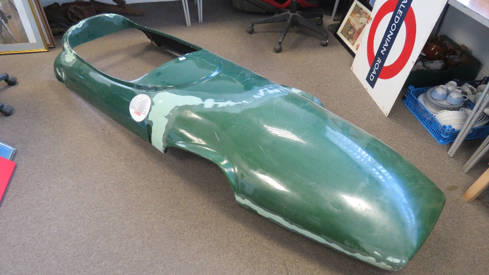 An early fibreglass monocoque Lotus raci