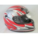 A FF311 motorcycle helmet, size small, c