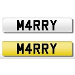 Registration Plate 'M4RRY' (MARRY) on re