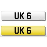 Registration Plate 'UK 6' on retention. Reduced buyers premium 15.5% + VAT. SIA.