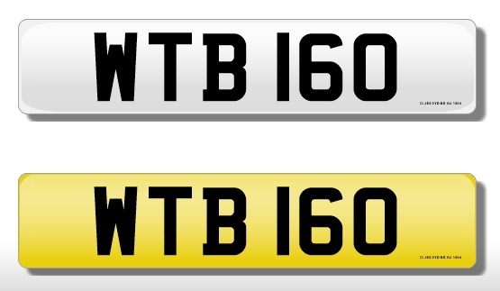 Registration Plate 'WTB 160' on retention. Reduced buyers premium 15.5% + VAT. SIA.