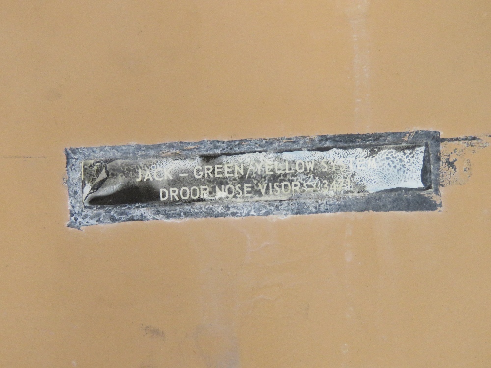 A large 'gasket plate' from the iconic Concorde 'droop nose cone'. - Image 4 of 5