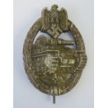 A WWII German Panzer Assault badge.