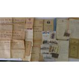 Military documents, plans and ephemera including including Operation Overlord 1944,