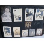 A WWII German Kreigsmarine photo album having rare original photos of now sunk ships,