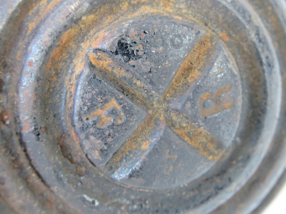 An inert WWI Infantry issue Kugel grenade with original fuse and wire. - Image 2 of 2