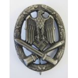 A WWII German Infantry Close Combat badge.