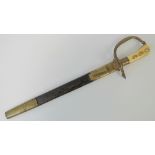 A 19thC German Forestry Service cutlass,