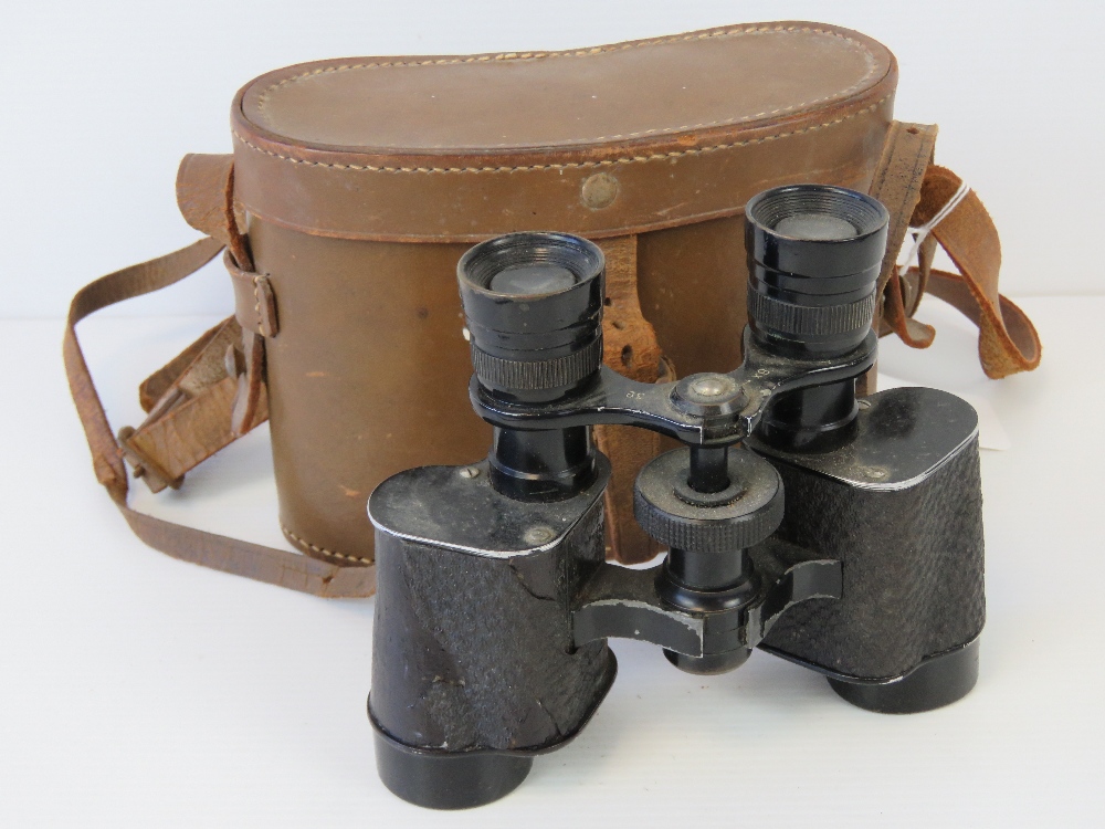 A pair of WWI British field glasses stam