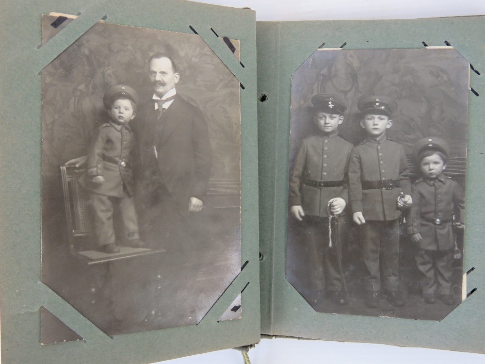 A WWI German photo and postcard album in - Image 2 of 3