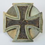 A WWII German Iron Cross badge having sc