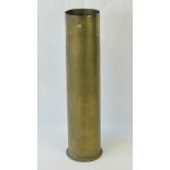 An inert WWI Imperial German 105mm brass