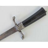 An 18thC Continental hunting sword, the