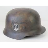 A fine reproduction WWII German SS helme