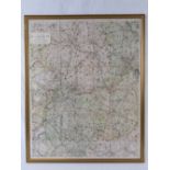 A. H. Swiss' No 4 Hunting Map, linen bac